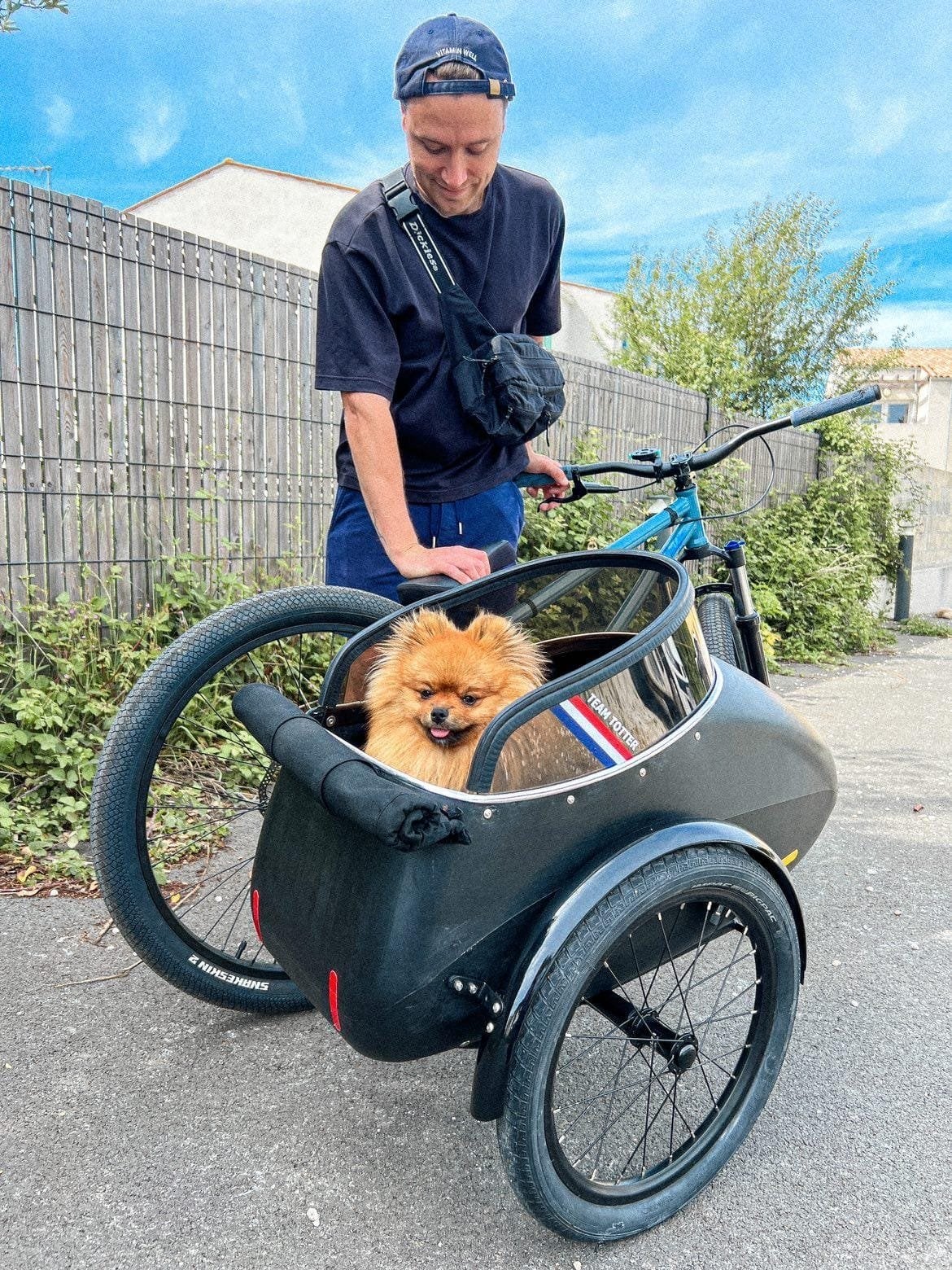 Sidebike Mini: Compacte Hondenfietskar voor Kleine Honden, Ophalen, Zo goed als nieuw, Hondenkar, Minder dan 20 kg