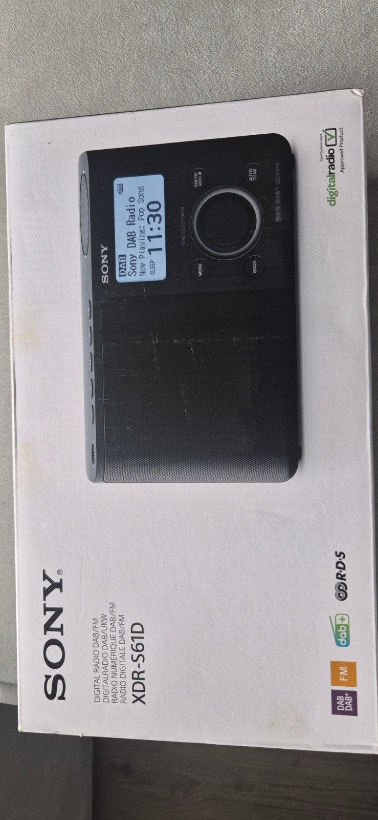 Sony XDR-S61D DAB/DAB+/FM Digitale Radio - Nieuw in doos, Ophalen of Verzenden, Nieuw, Radio