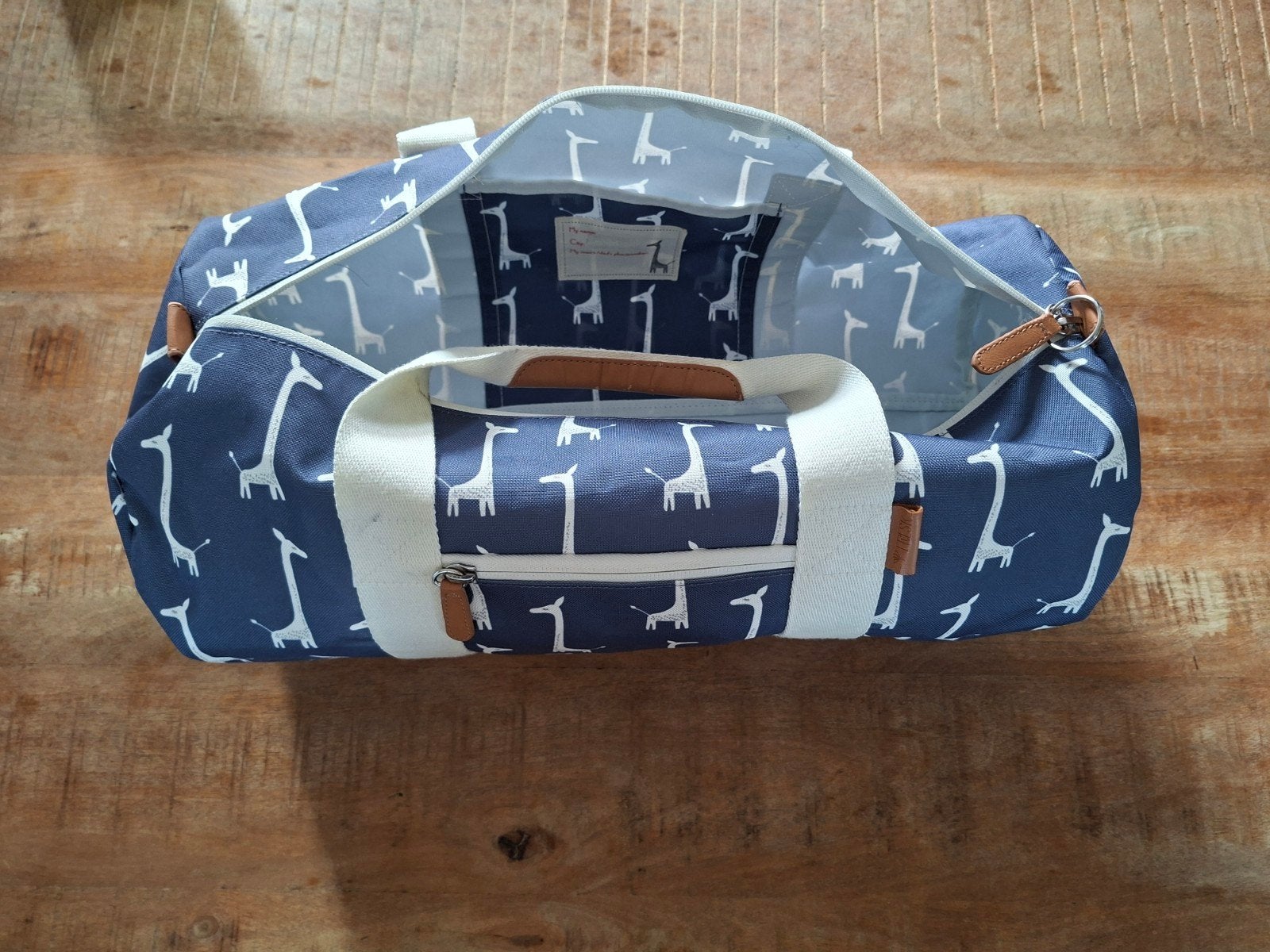 Fresk weekendtas giraffe, Ophalen of Verzenden, Zo goed als nieuw, Blauw