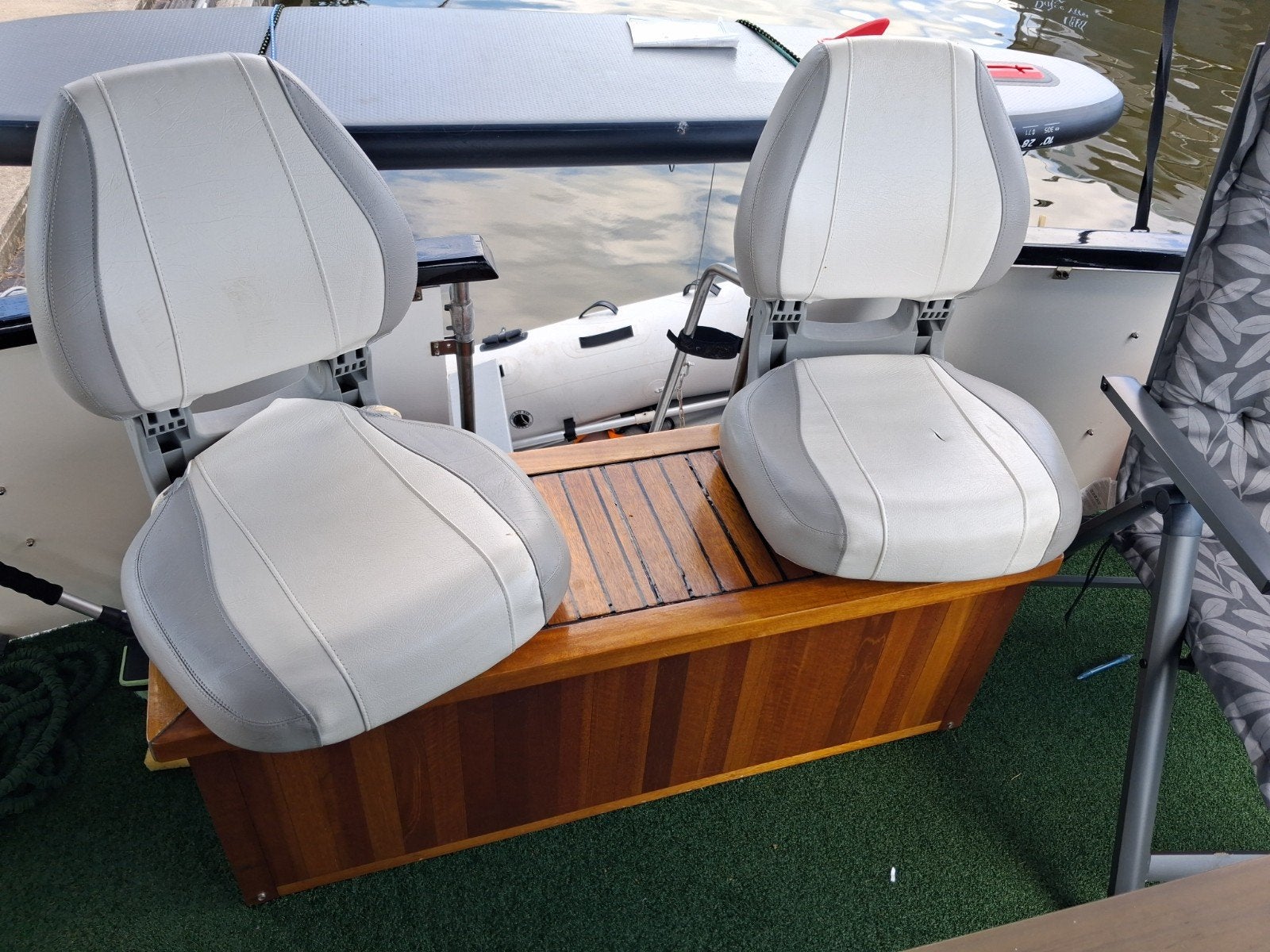 leuk boot bankje met opbergruimte, Watersport en Boten, Ophalen, Gebruikt, Overige typen