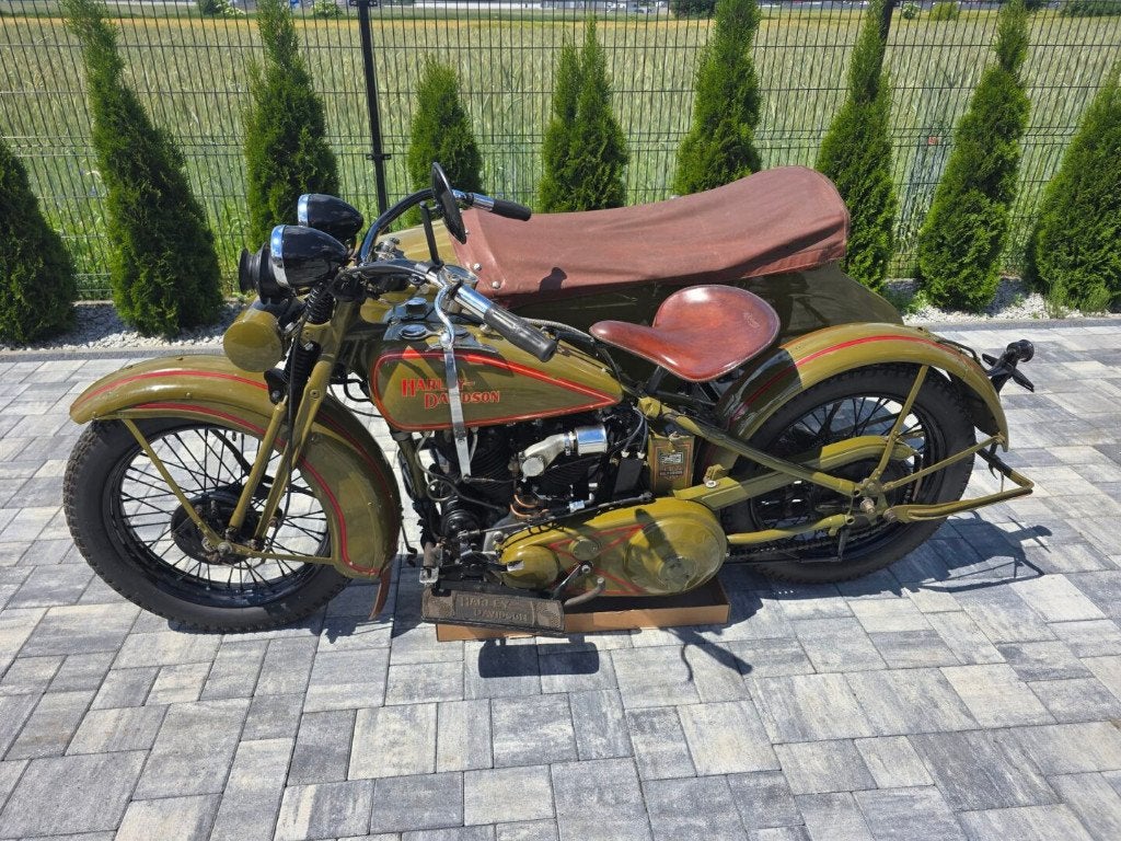 Harley Davidson VL1930 with sidecar (WLA, UL, VL), 2 cilinders, Chopper, Bedrijf, 1208 cc