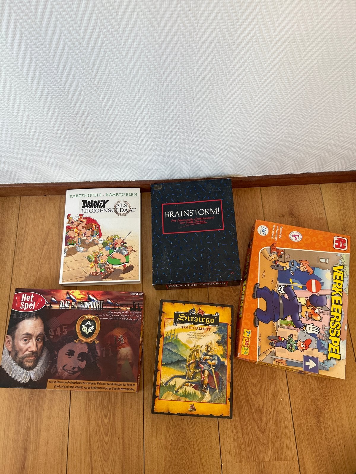 Diverse bordspellen: Stratego, Verkeersspel, Brainstorm!, Een of twee spelers, Ophalen of Verzenden, Gebruikt