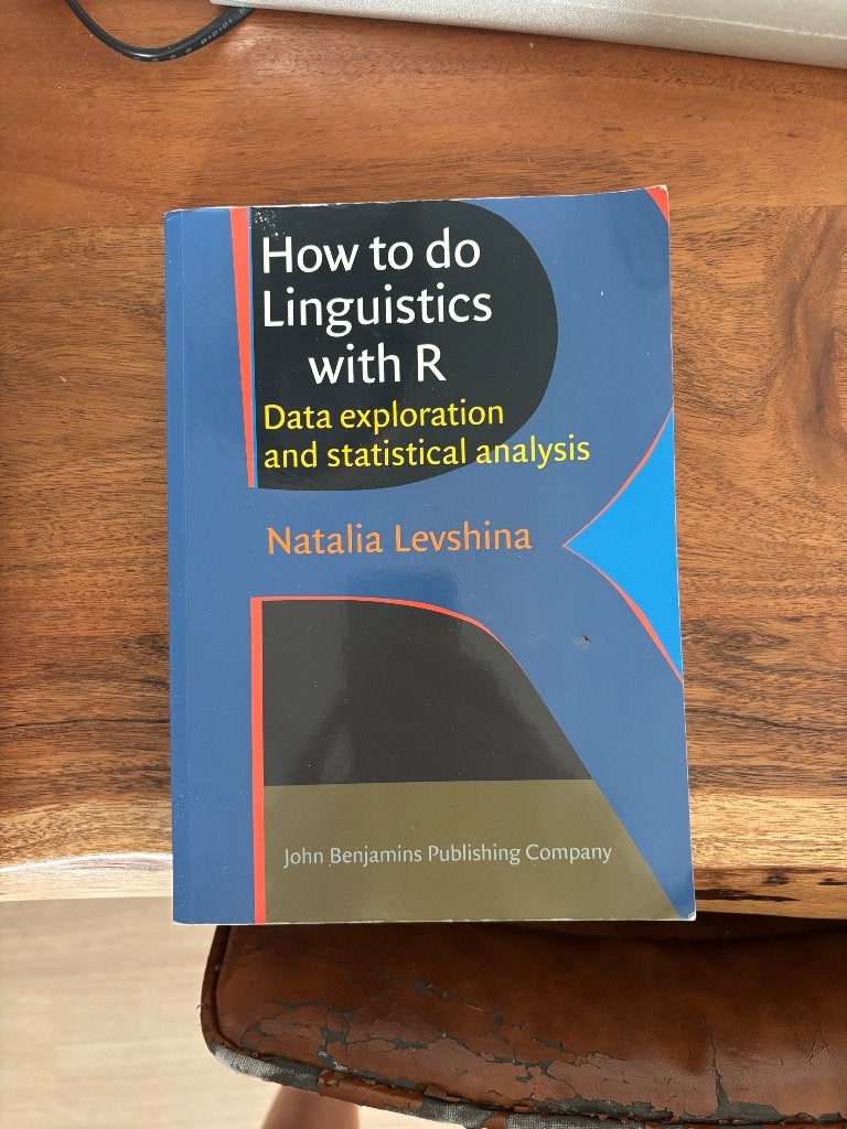 How to do Linguistics with R, Ophalen of Verzenden, Natalia levshina, Alpha, WO