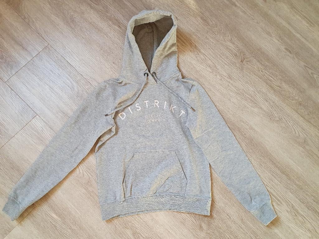 Grijze Distrikt hoodie maat XS, Ophalen of Verzenden, Zo goed als nieuw, District, Maat 34 (XS) of kleiner