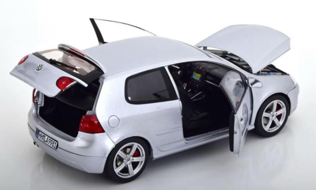 VW Golf GTI Pirelli 2007 ZILVER SCHAAL 1/18 NOREV ref 188425, Verzenden, Nieuw, Auto, Norev