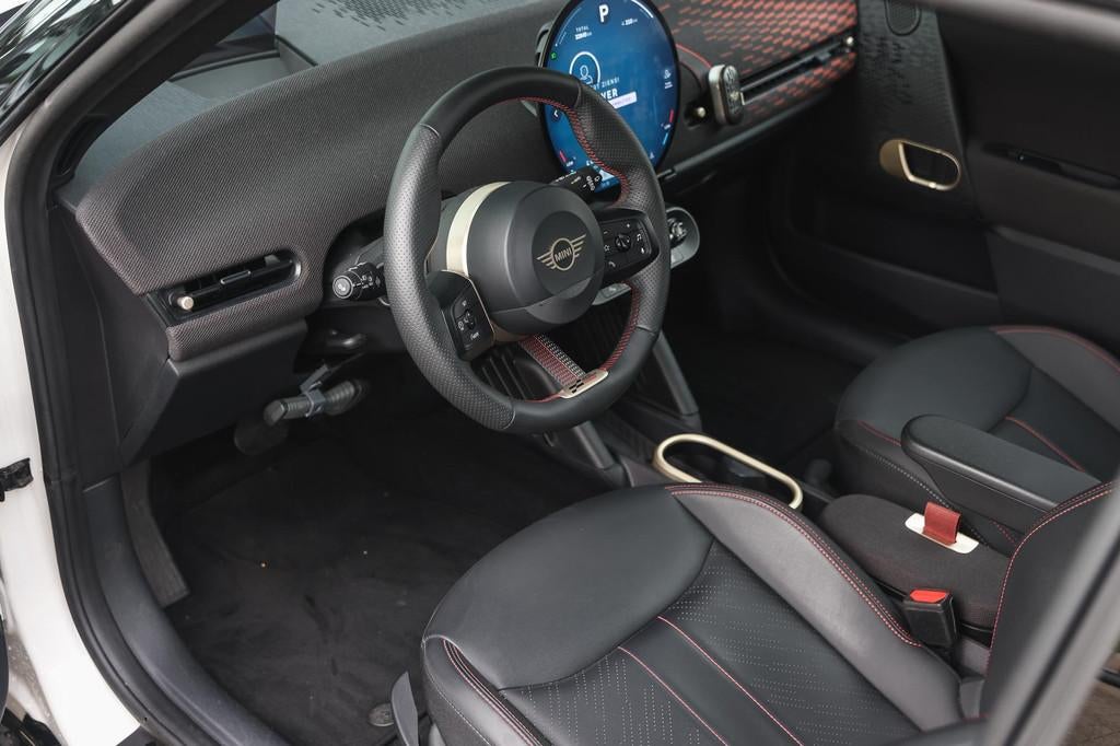 MINI Hatchback Cooper E / John Cooper Works / Pakket M / 18", Auto's, Mini, Gebruikt, Met garantie (alle), 4 stoelen, Leder en Stof