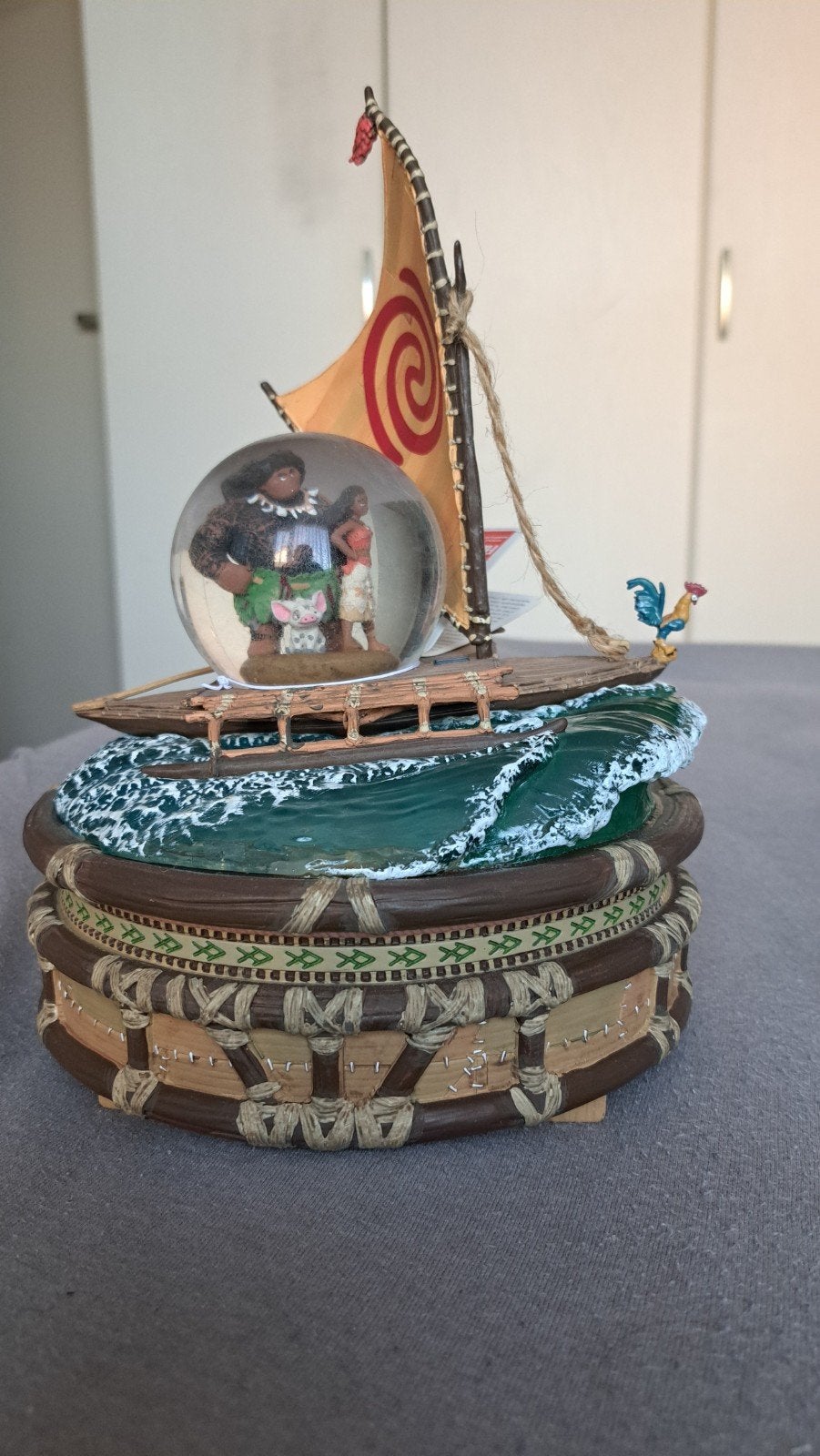 Disney Vaiana Sneeuwbol Muziekdoosje - Nieuw in Doos, Verzamelen, Ophalen, Overige figuren, Nieuw, Beeldje of Figuurtje