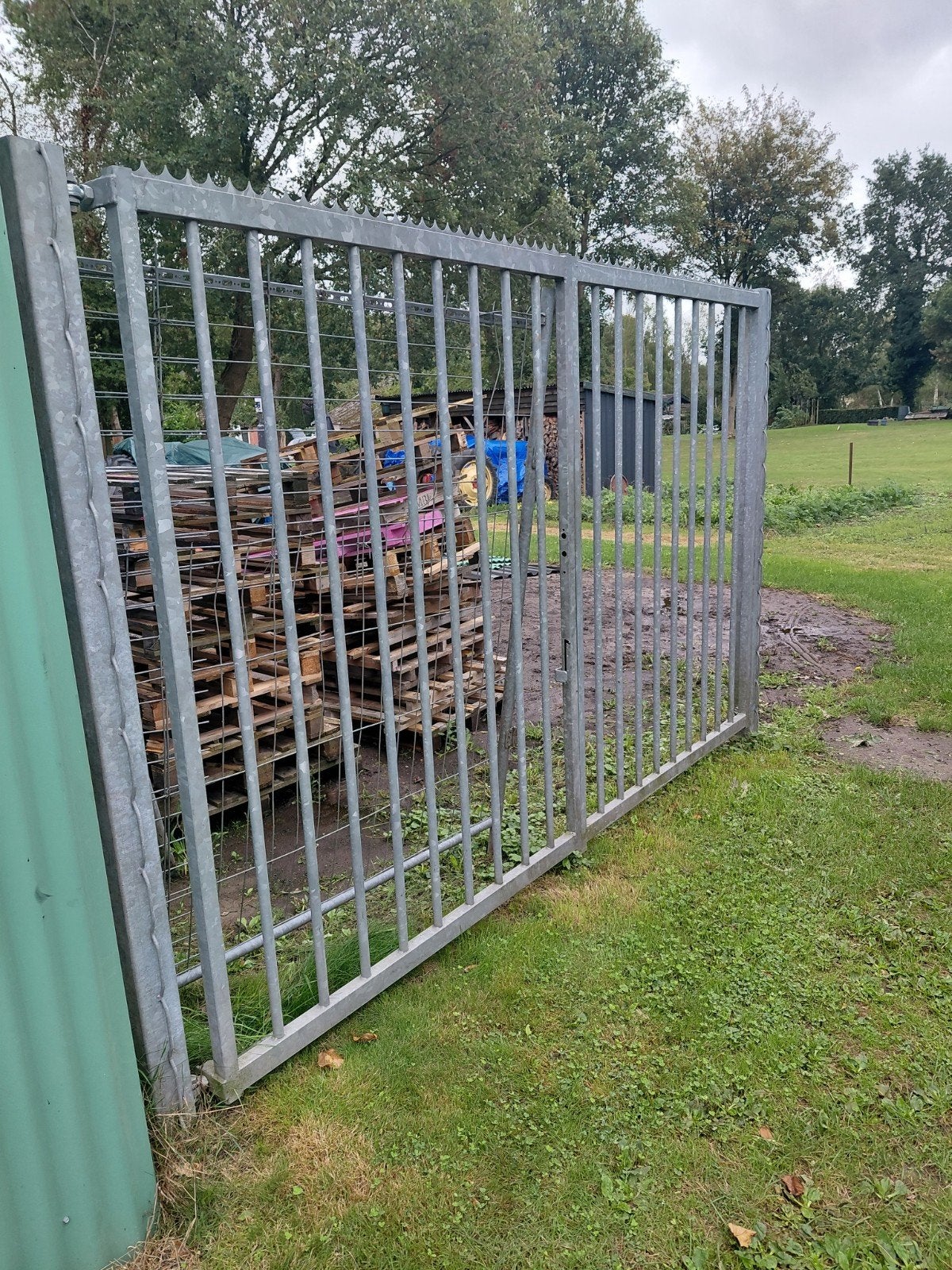 poort  inclusief palen, Tuin en Terras, Ophalen of Verzenden, IJzer