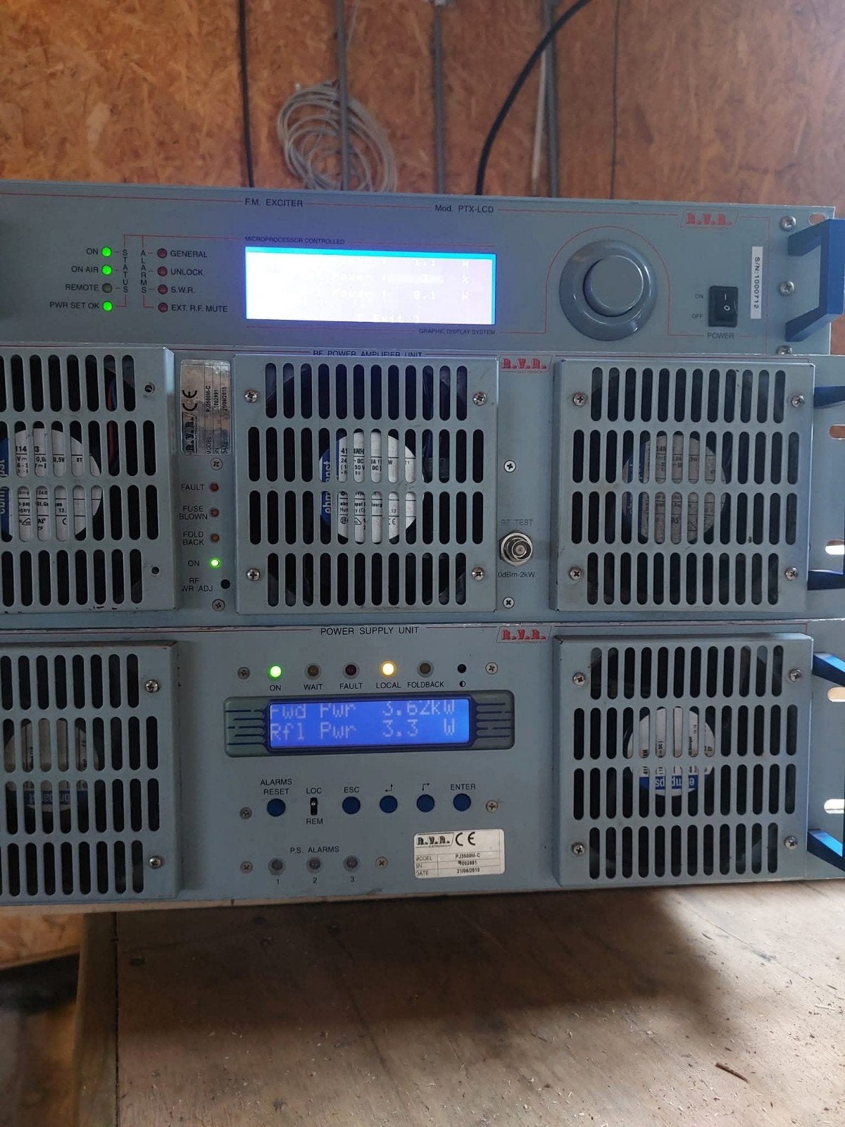 RVR PJ3500 Eindtrap - Professionele FM Zender, Ophalen, Gebruikt