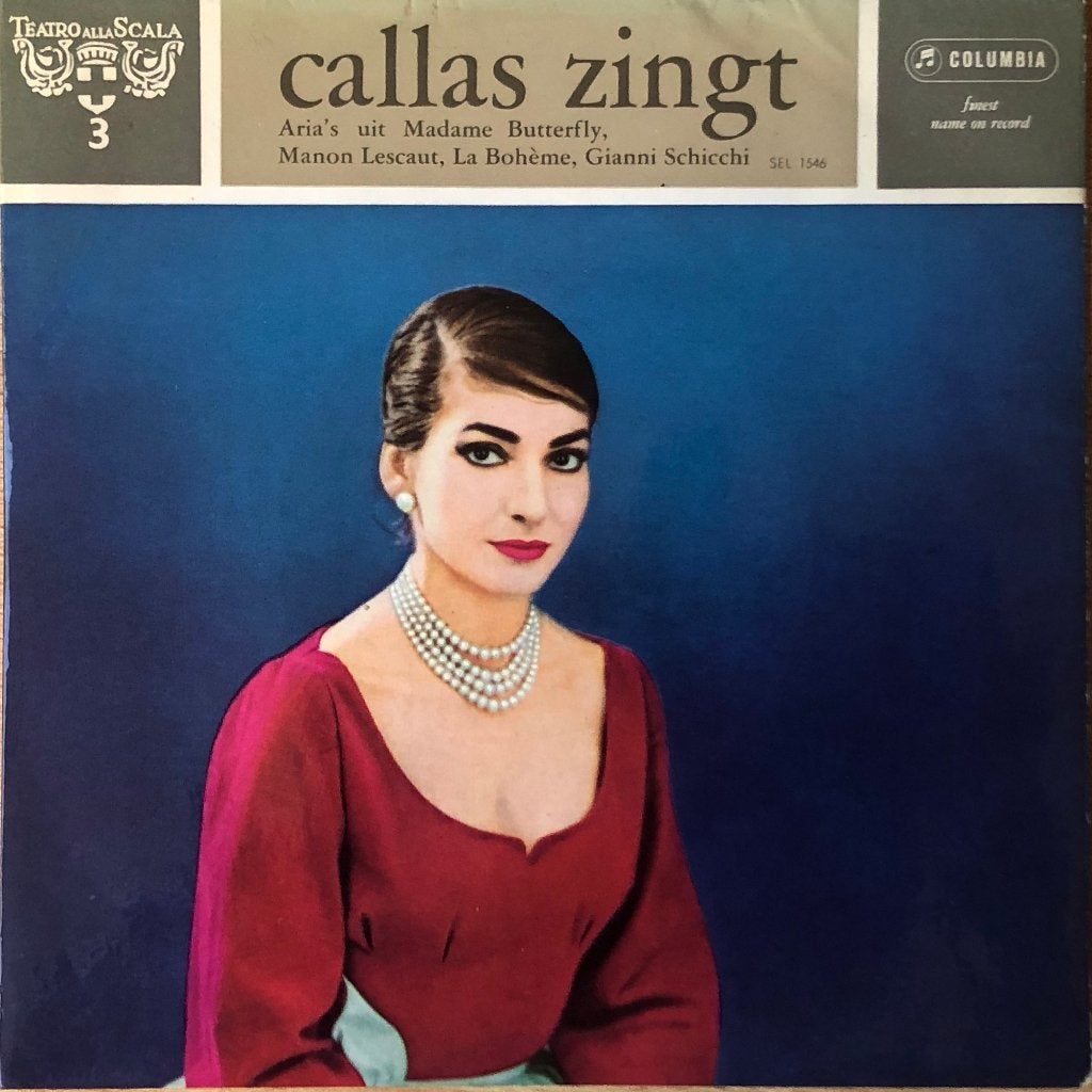 1960	Maria Callas	Callas Zingt 3 	 Puccini EP, Klassiek, 7 inch, Zo goed als nieuw, EP
