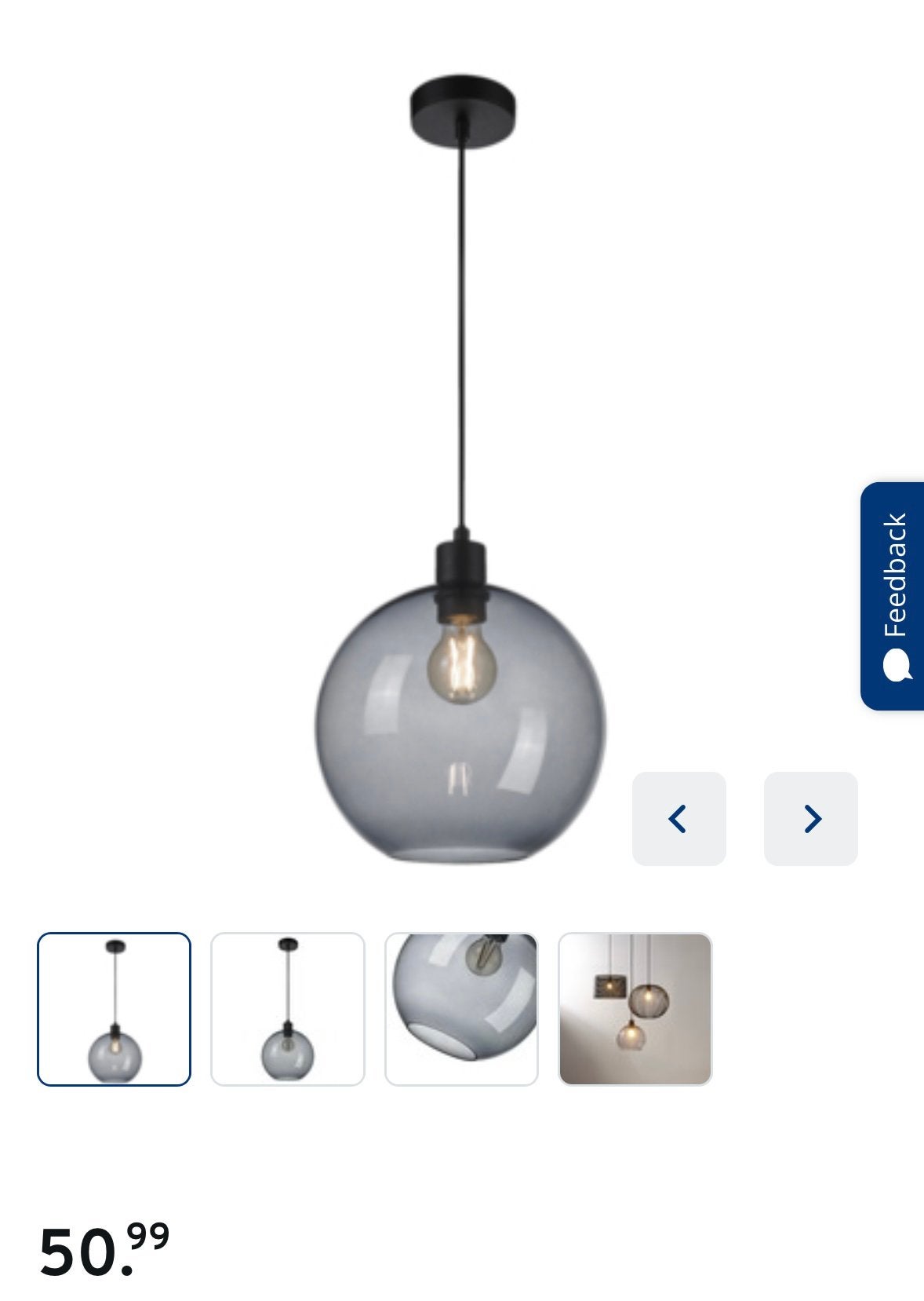 Bram pendant lamp, Ophalen of Verzenden, Zo goed als nieuw, Glas, E27 (groot)