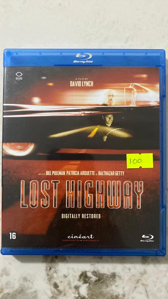 Lost highway blu ray NL versie, Ophalen of Verzenden, Zo goed als nieuw, Thrillers en Misdaad