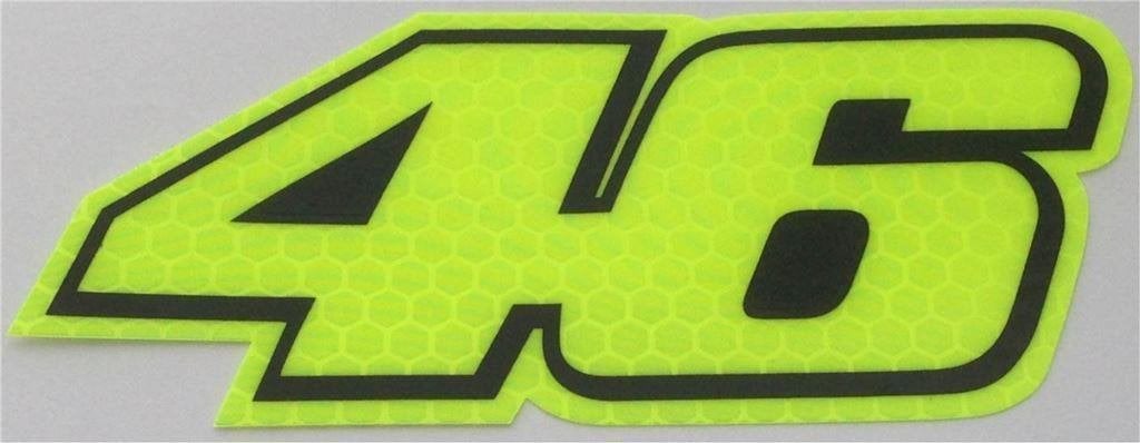 Valentino Rossi, The Doctor, 46 reflectie sticker #5, Verzenden