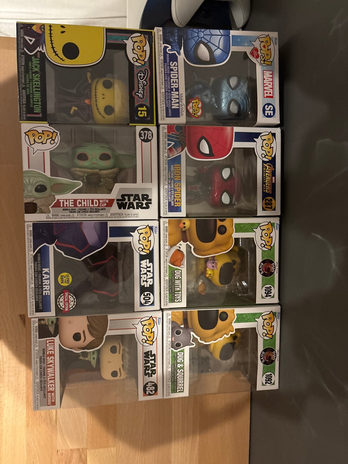 Diverse Funko Pop! verzameling (8 stuks), Ophalen, Zo goed als nieuw