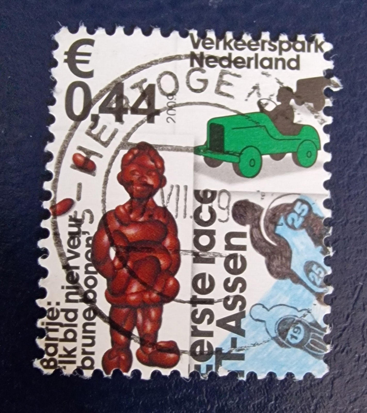 kv751 mooi Nederland Assen - gestempeld, Ophalen of Verzenden, Na 1940, Gestempeld