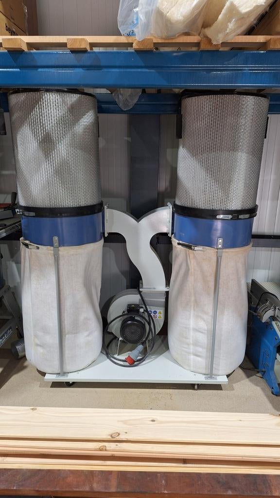 HBM 300 Profi Stofafzuiginstallatie - Zo goed als nieuw, Ophalen, Zo goed als nieuw, Afzuiger