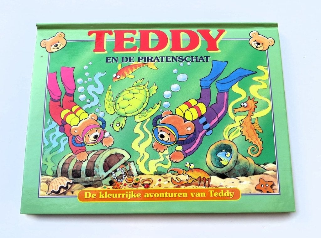 Pop-up boek M5050: Teddy en de piratenschat ca 3,5+, Boeken, 3 tot 4 jaar, Flash Pop-up boek, Ophalen of Verzenden, Zo goed als nieuw