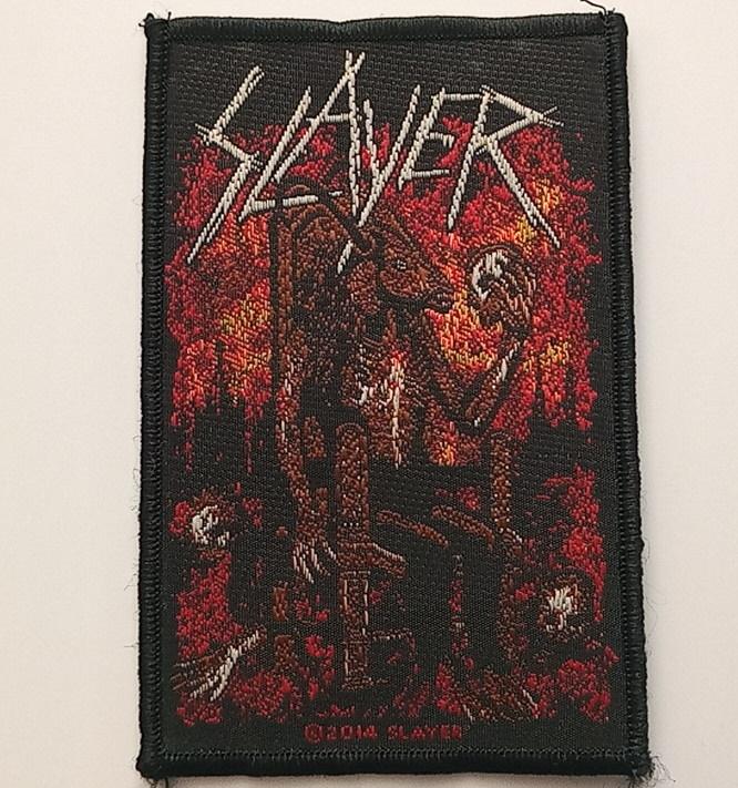 Slayer zeer mooie devil on throne 2014 patch 118, Verzenden, Nieuw, Kleding