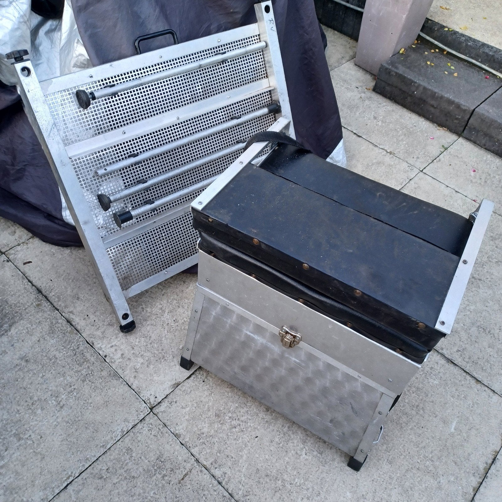 viskist /zitkist/viskoffer  + plateau 45€, Ophalen, Gebruikt, Overige typen