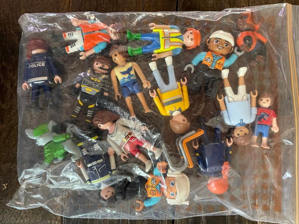 Zak vol met diverse poppetjes, Ophalen of Verzenden, Gebruikt, Minifiguur, Lego