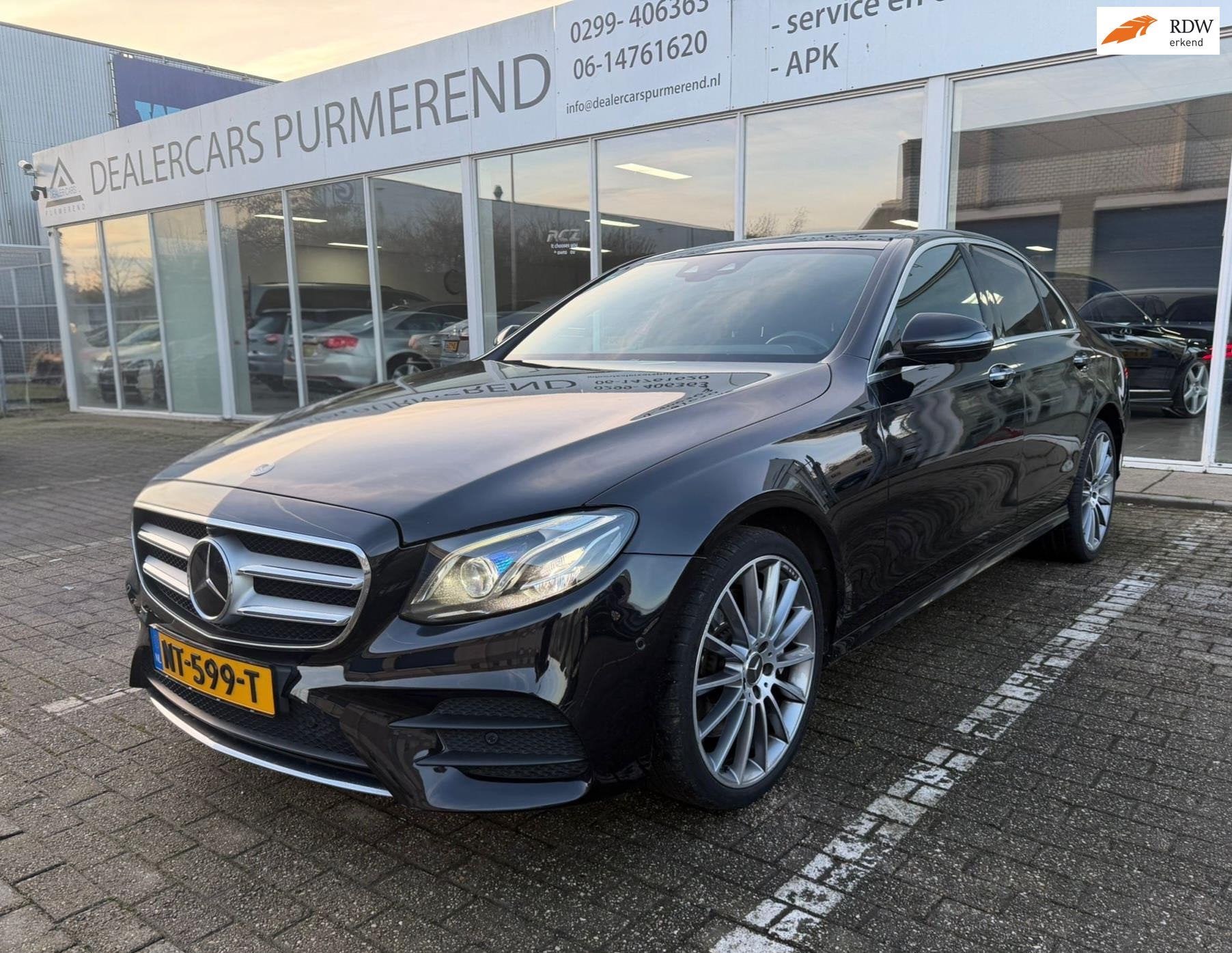 Mercedes-Benz E-klasse 350 d Prestige Plus AMG Pakket!, Auto's, Mercedes-Benz, Automaat, Achterwielaandrijving, Gebruikt, 259 pk