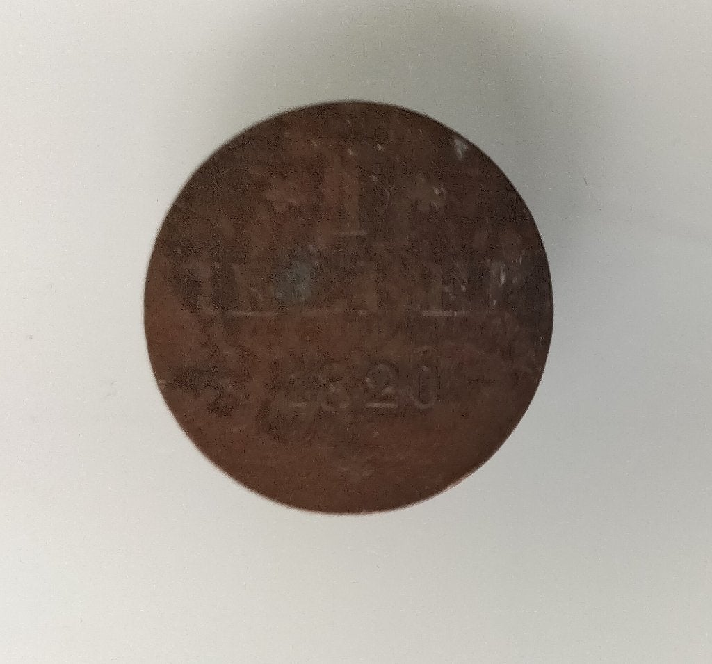 1 Heller - Maximilian I Joseph 1820 (1806-1829) Beieren, Postzegels en Munten, Munten | Europa | Niet-Euromunten, Ophalen of Verzenden