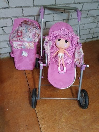 Zapf Creation poppenwagen met losse reiswieg/inzetbak, inkl., Ophalen, Zo goed als nieuw, Overige typen