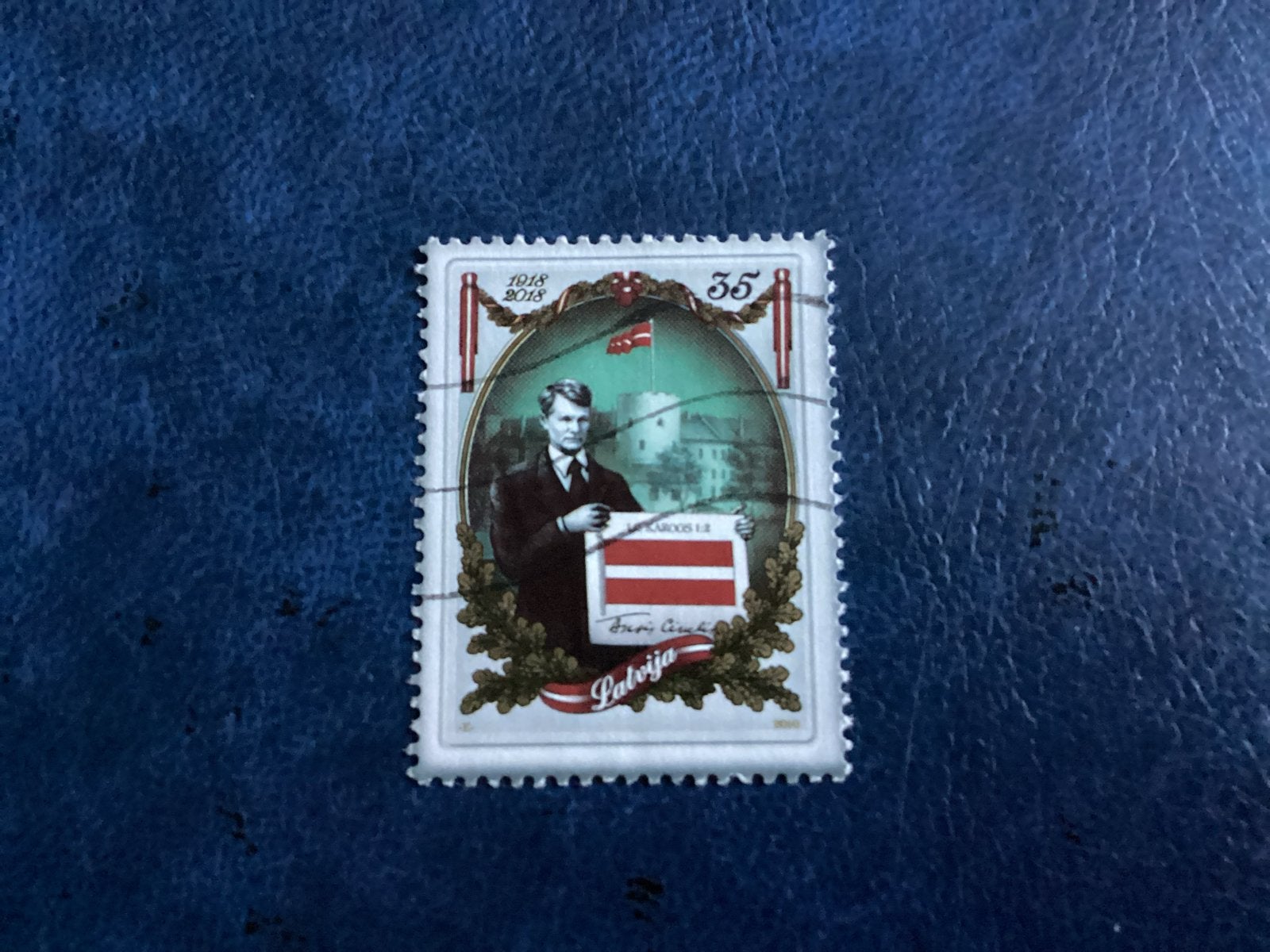 Letland 2010- Mi.795-Onafhankelijkheid, Ophalen of Verzenden, Overige landen, Gestempeld
