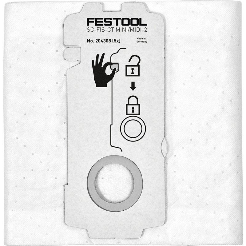 Festool filterzakken SC-FIS-CT 15/MINI/MIDI-2/5, Doe-het-zelf en Verbouw, Ophalen of Verzenden, Nieuw, Overige typen