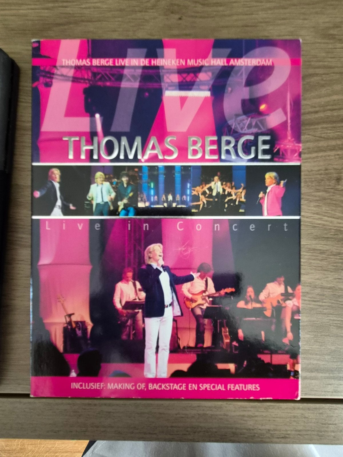 Thomas Berge Live in de Heineken Music Hall Amsterdam DVD, Ophalen, Bonusmateriaal, Gebruikt, Alle leeftijden