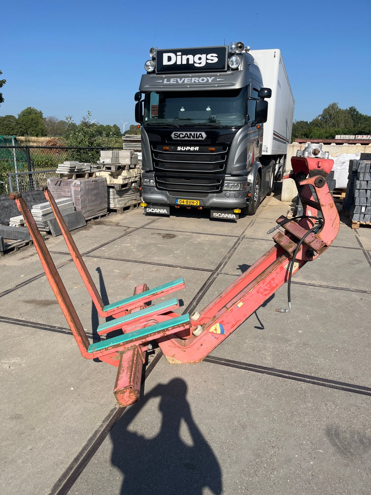 Hydraulische pallethaak voor efficiënt pallettransport, Ophalen of Verzenden