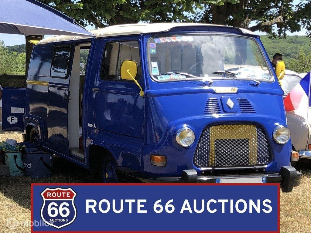 Renault Estafette 800 | 1971 | Route 66 Auctions, Auto's, Oldtimers, Overige carrosserieën, Renault, Zwart, Bedrijf