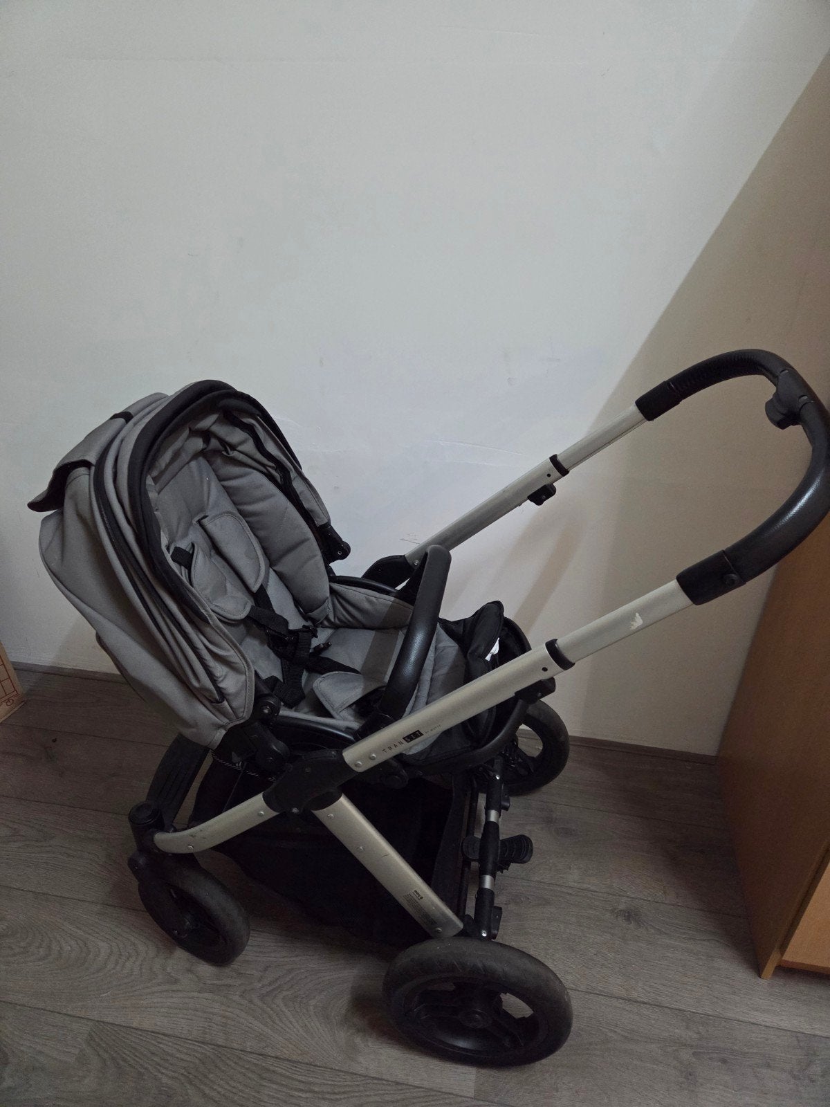 mutsy transit kinderwagen met FamilyFix en autostoeltje, Ophalen, Gebruikt, Met autostoeltje, Combiwagen