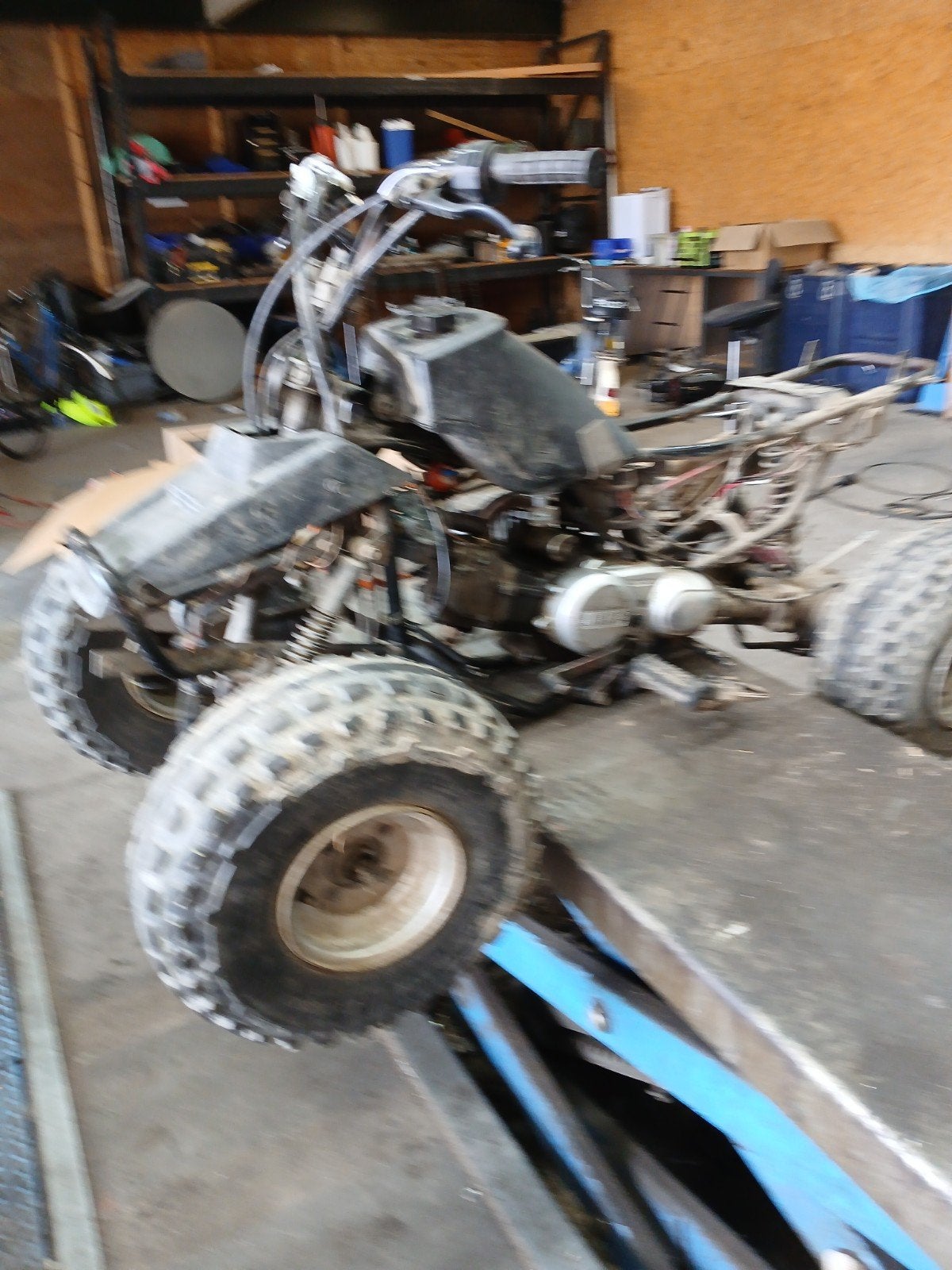 Yamaha 80cc badger project, Ophalen, Gebruikt