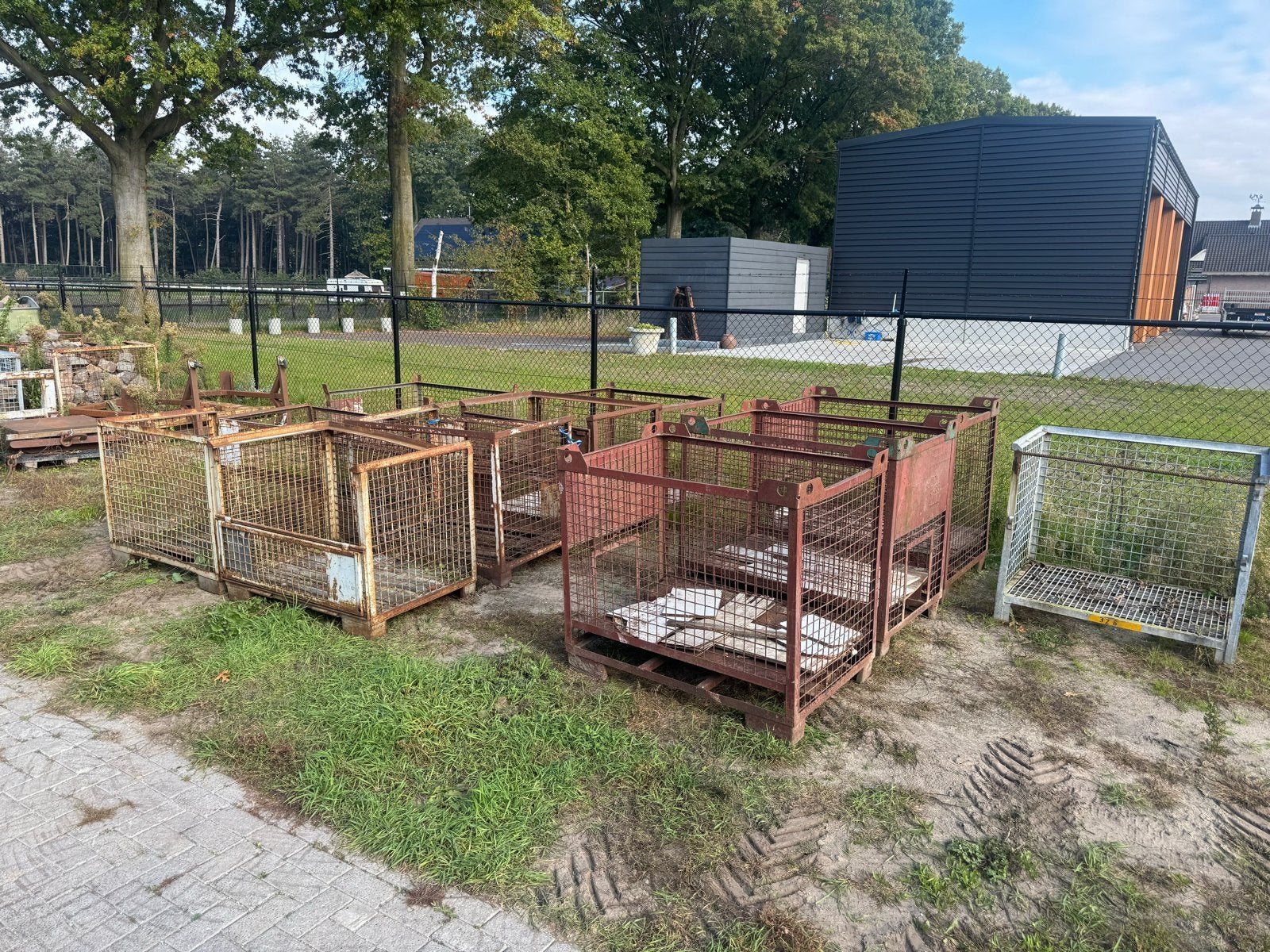 IJzeren palletboxen pallets /  11 stuks, Ophalen, 100 cm of meer, 60 cm of meer, Minder dan 35 cm