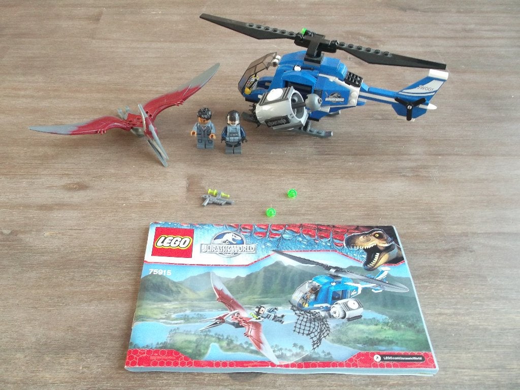 lego jurassic world 75915 pteranodon capture (2015), Gebruikt, Jurassic World, Lego, Ophalen of Verzenden