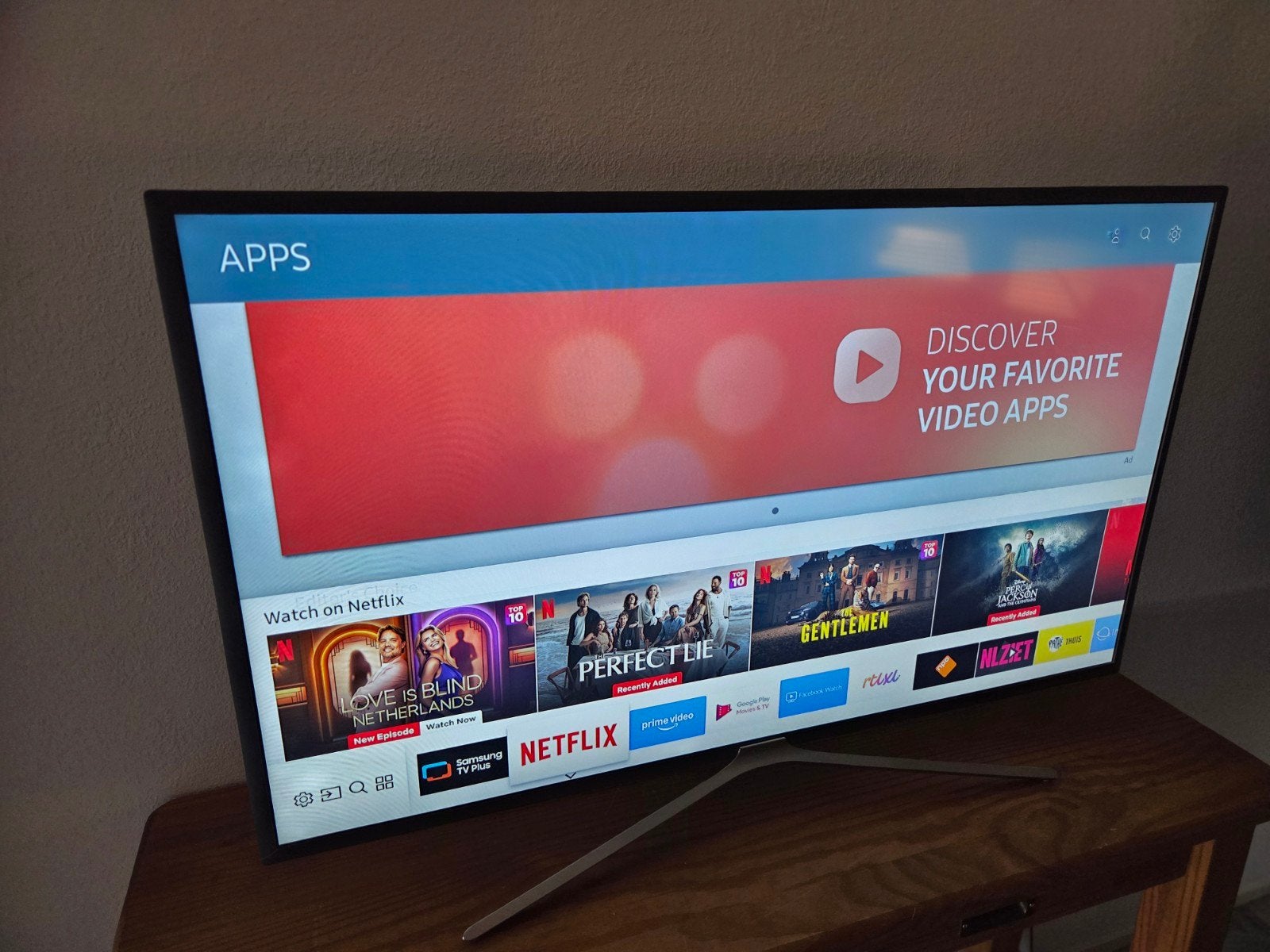 Samsung Led Smart tv. 43 inch, Ophalen, Gebruikt, 50 Hz, Samsung