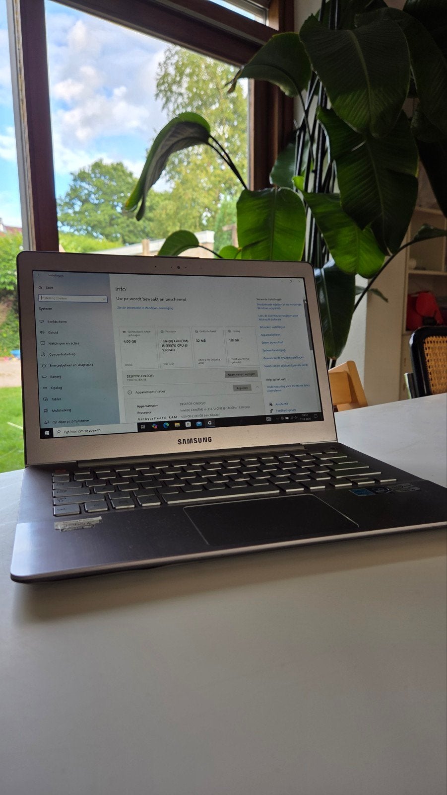 Samsung 730u3e Ultrabook - i5, 4GB RAM, 128GB SSD, Computers en Software, Windows Laptops, Gebruikt, Qwerty, 13 inch, Minder dan 2 Ghz