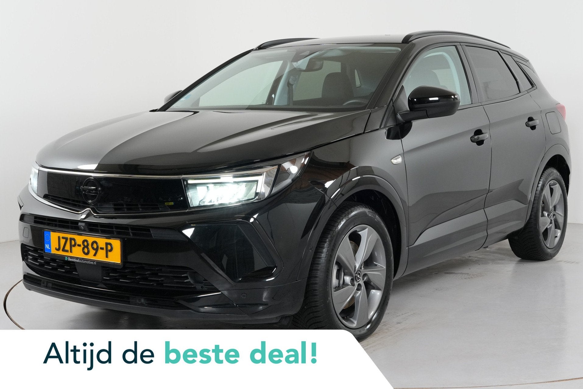 Opel Grandland 1.6 Turbo GS Line 225 pk PHEV | SOH 99% | 360, Auto's, Dealer onderhouden, 4 cilinders, Met garantie (alle), Zwart