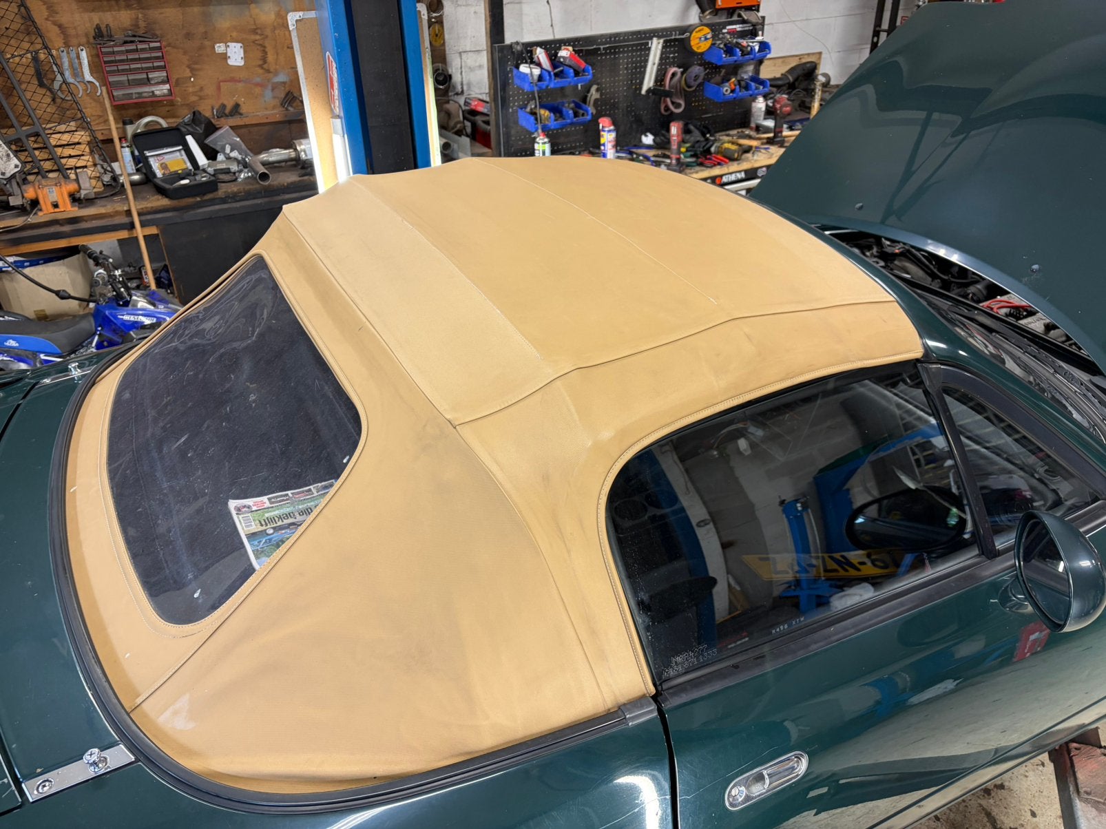 Mazda MX-5 NA NB Tan Beige Softtop incl. Frame, Auto-onderdelen, Ophalen, Mazda, Achterklep