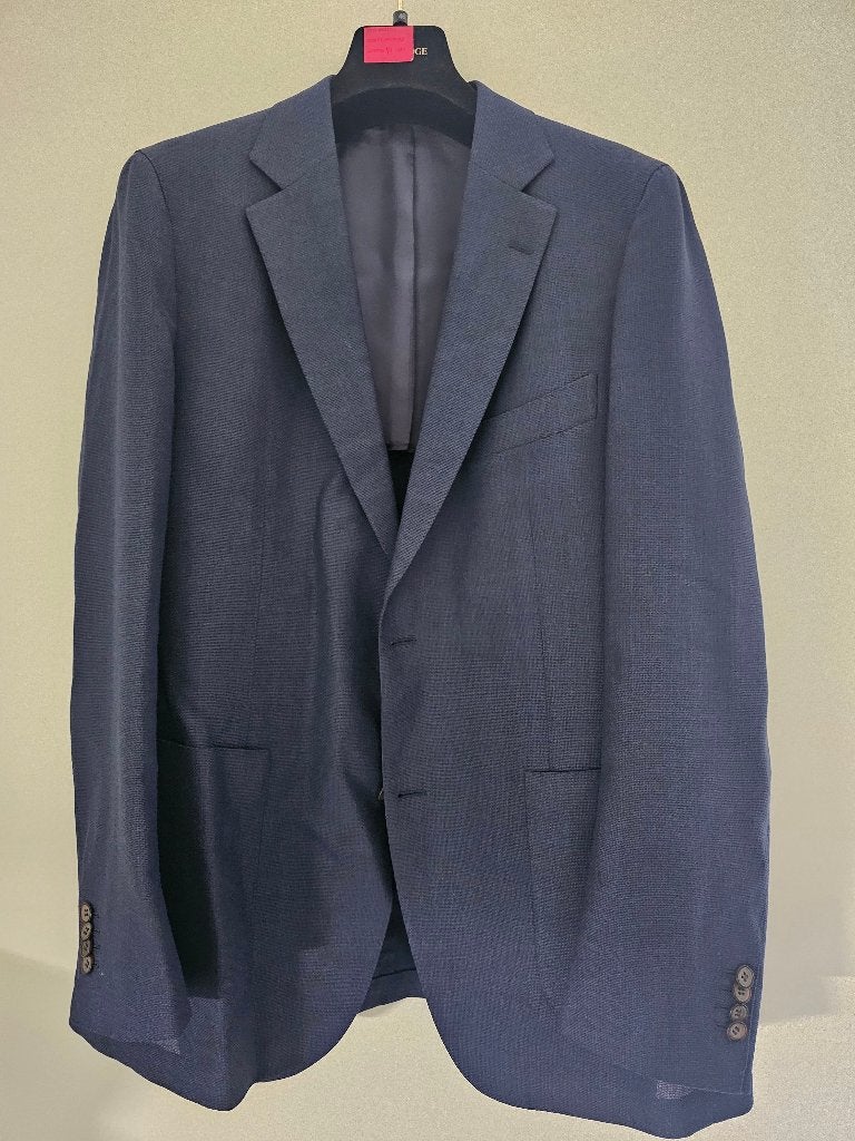 Suitsupply Havana Navy Blue Blazer 100% Pure Wool – Size 56, Maat 56/58 (XL), Gedragen, Suitsupply, Verzenden