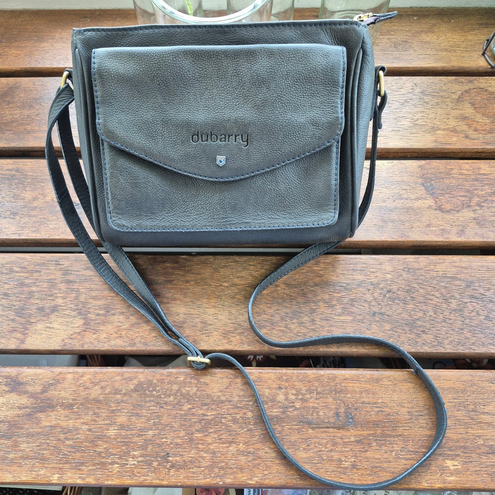 Dubarry dames handtas schoudertas Garbally Navy, Overige merken, Blauw, Ophalen of Verzenden, Zo goed als nieuw