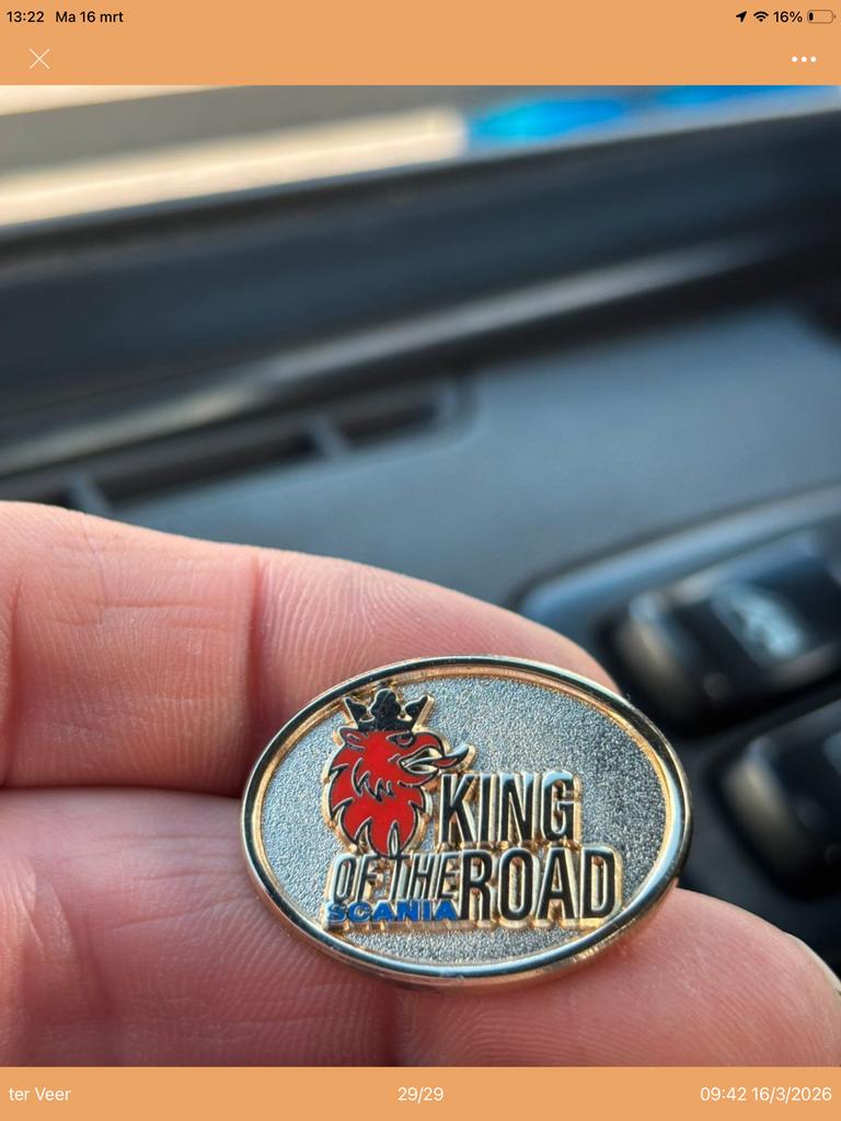 Scania Speld / Pin. “” GEZOCHT “”, Ophalen of Verzenden, Nieuw, Speldje of Pin