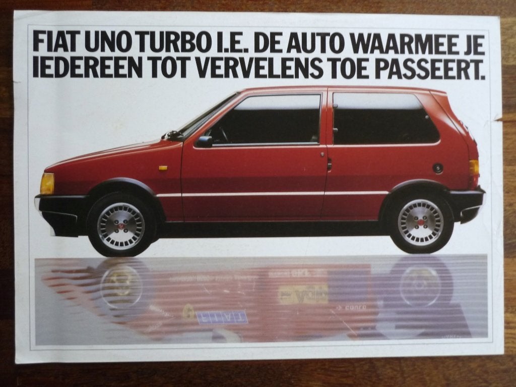 Fiat Uno Turbo i.e. (ca. 1985), Ophalen of Verzenden, Nieuw, Overige merken