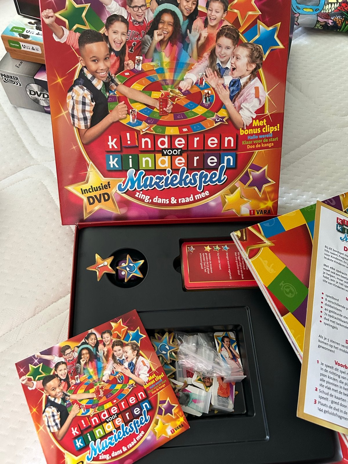 Kinderen voor Kinderen Muziekspel - Zing, Dans & Raad Mee, Hobby en Vrije tijd, Drie of vier spelers, Ophalen of Verzenden, Gebruikt