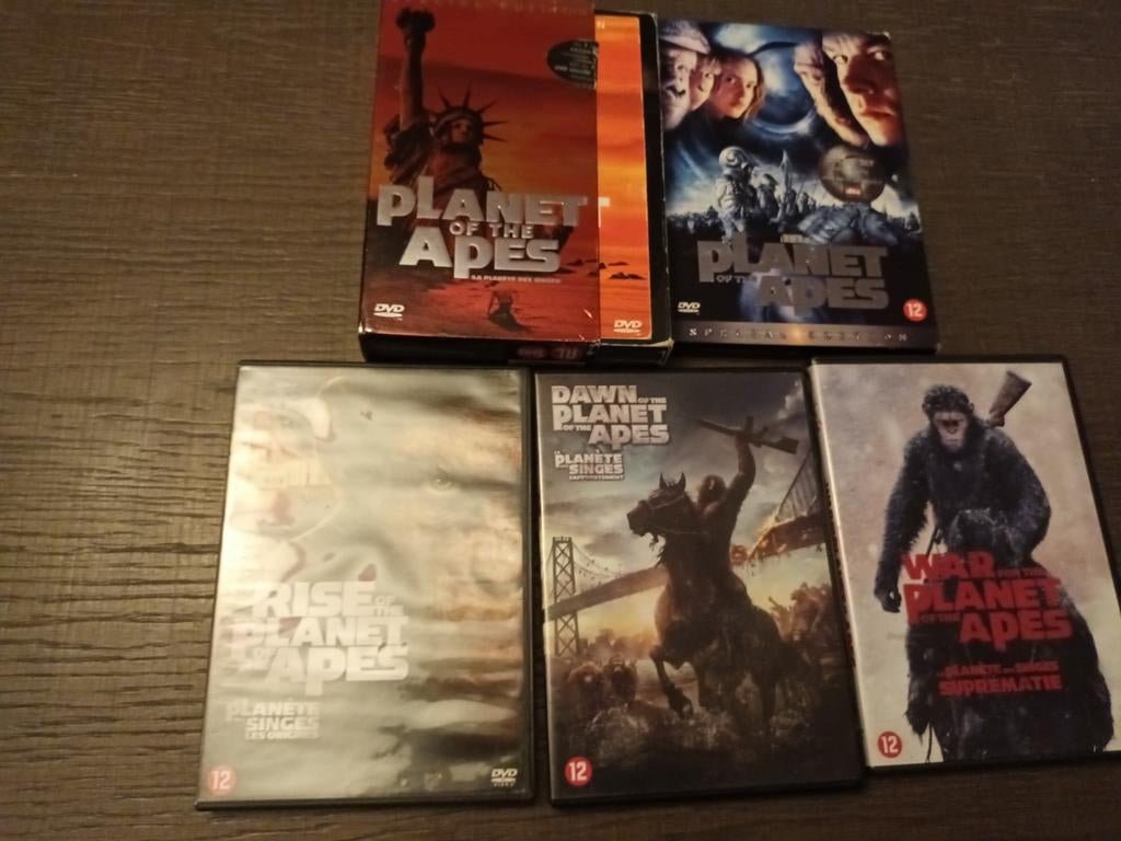 Dvd pakket Planet of the apes, Cd's en Dvd's, Alle leeftijden, Ophalen of Verzenden, Zo goed als nieuw