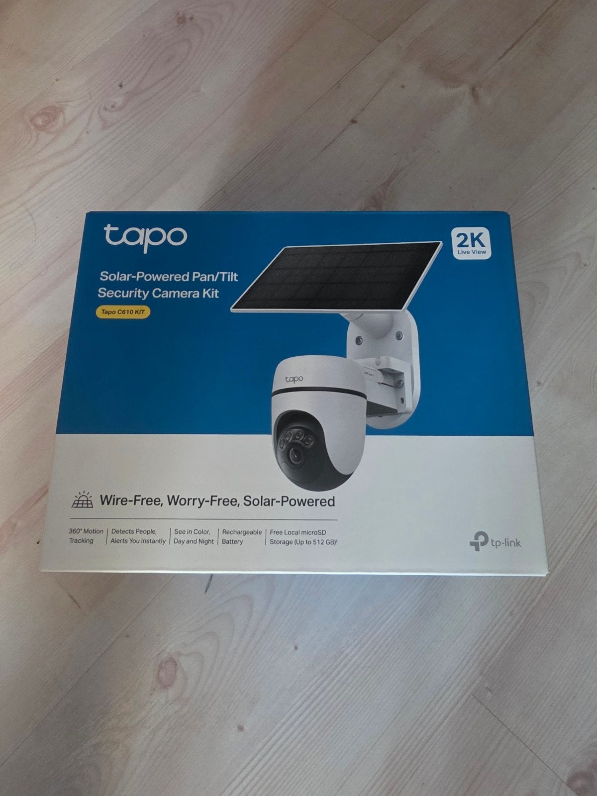 TP-Link Tapo C610 Kit pan/tilt wifi camera met zonnepaneel, Ophalen, Zo goed als nieuw, Buitencamera