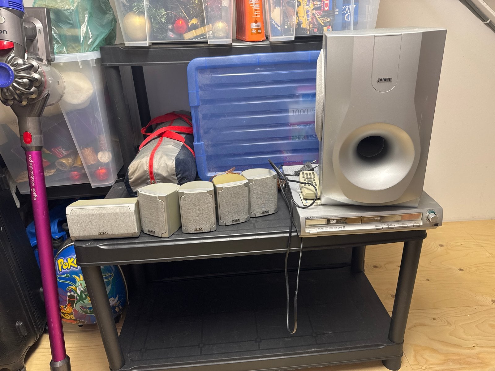 Akai Home Cinema Set - Compleet met DVD-speler en speakers, Overige merken, Gebruikt, Ophalen of Verzenden, 5.1-systeem
