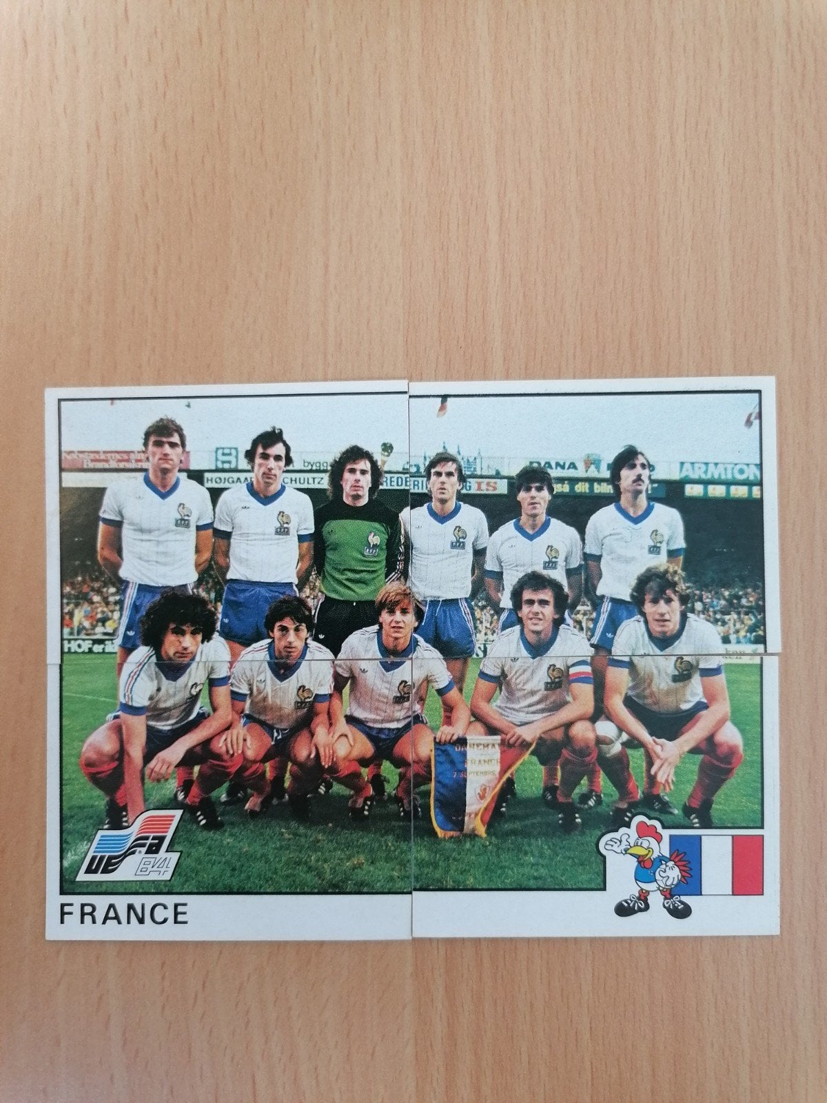 Panini Euro 84 Frankrijk elftal compleet., Ophalen of Verzenden, Zo goed als nieuw, Buitenlandse clubs, Poster, Plaatje of Sticker