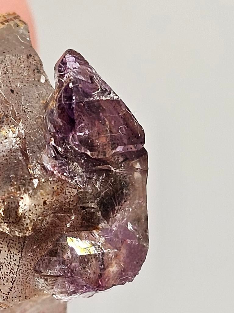 Smoky Amethist uit Brandberg - Uniek Kristal, Ophalen of Verzenden, Mineraal